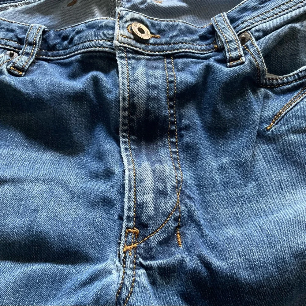 DIESEL Jeans Shioner Slim Skinny ORB80 Stretch Worn Faded Distressed Mens 36 32